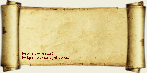 Janko Borovnjak vizit kartica